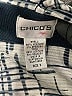 Chico's 100% Spandex Print Blue Track Jacket Size XL (3) - photo 6