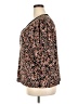 Rafaella 100% Cotton Brown 3/4 Sleeve Blouse Size 3X - photo 5