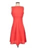 Tahari 100% Polyester Solid Orange Cocktail Dress Size 4 - photo 1