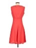Tahari 100% Polyester Solid Orange Cocktail Dress Size 4 - photo 2