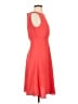 Tahari 100% Polyester Solid Orange Cocktail Dress Size 4 - photo 4
