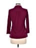 Madison Burgundy 3/4 Sleeve Blouse Size M - photo 2
