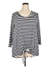 Reborn J Black 3/4 Sleeve Top Size 2X - photo 1