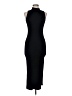 MNG Solid Black Cocktail Dress Size 6 - photo 1