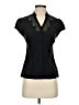 Bebe Black Short Sleeve Blouse Size XS - photo 1