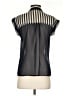Francesca's 100% Polyester Black Short Sleeve Blouse Size S - photo 2