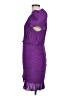 Express 100% Recycled Polyester Purple Cocktail Dress Size M - photo 5