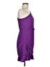 Express 100% Recycled Polyester Purple Cocktail Dress Size M - photo 4
