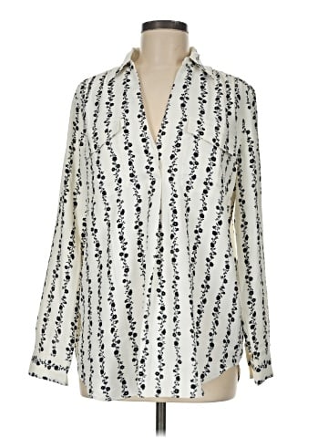 Ann Taylor Long Sleeve Blouse (view 1)