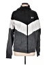 Nike 100% Nylon Color Block Gray Windbreaker Size M - photo 1