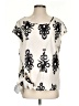 Shein Ivory Short Sleeve Blouse Size S - photo 1