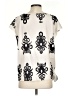 Shein Ivory Short Sleeve Blouse Size S - photo 2
