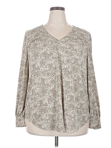 Lane Bryant Long Sleeve Blouse (view 1)