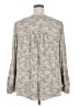 Lane Bryant Animal Print Tan Long Sleeve Blouse Size 18 - 20 Plus - photo 2