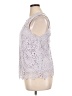 NANETTE Nanette Lepore 100% Polyester Silver Sleeveless Blouse Size XL - photo 5