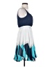 Max and Cleo 100% Polyester Graphic Blue Cocktail Dress Size 0 - photo 4