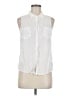 Splendid 100% Rayon White Sleeveless Button-Down Shirt Size M - photo 1