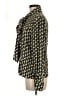 Tory Burch 100% Silk Black Long Sleeve Silk Top Size 8 - photo 5