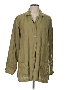Transit Par Such 3/4 Sleeve Button Down Shirt