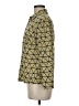 J. McLaughlin Print Yellow Long Sleeve Blouse Size M - photo 5