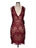 Lulus 100% Polyester Burgundy Cocktail Dress Size M - photo 1