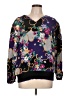 Koret Floral Black Pullover Sweater Size 12 (estimated) - photo 1