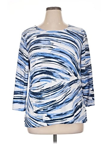 JM Collection 3/4 Sleeve T-Shirt (view 1)
