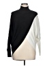 Elan Color Block Black Turtleneck Sweater Size L - photo 1