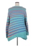 Soft Surroundings 100% Cotton Stripes Blue Pullover Sweater Size 2X - photo 2
