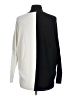 Elan Color Block Black Turtleneck Sweater Size L - photo 2
