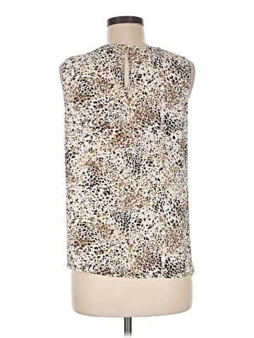 Rose + Olive Sleeveless Blouse (view 2)
