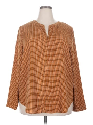 Liz Claiborne Long Sleeve Blouse (view 1)