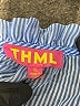 THML Blue Short Sleeve Blouse Size XL - photo 7