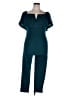 Unbranded Color Block Teal Jumpsuit Size XL - photo 1