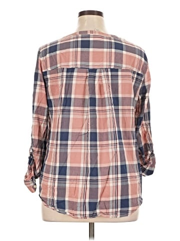 St. John's Bay 3/4 Sleeve Button-Down Shirt (view 2)