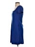 Aqua Solid Blue Casual Dress Size S - photo 5