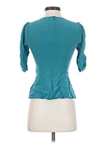 Parker Short Sleeve Silk Top (view 2)