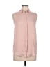 H&M Pink Sleeveless Button-Down Shirt Size 6 - photo 1