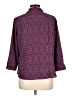 Covington 100% Polyester Paisley Purple 3/4 Sleeve Blouse Size L - photo 2