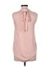 H&M Pink Sleeveless Button-Down Shirt Size 6 - photo 2