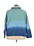 Chaps Blue Green Poncho Size 3X - photo 2