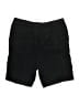 Lane Bryant 100% Cotton Solid Black Cargo Shorts Size 16 (2) - photo 2