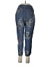 MADE IN ITALY Floral Blue Casual Pants Size Lg - XL - photo 2