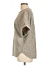 Max Studio Metallic Silver Short Sleeve Top Size L - photo 5