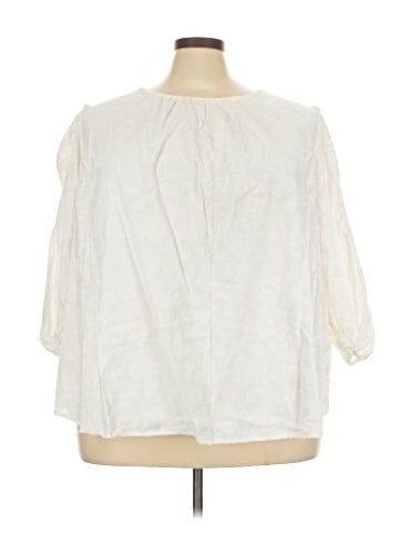 LC Lauren Conrad 3/4 Sleeve Blouse (view 1)