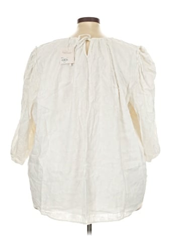 LC Lauren Conrad 3/4 Sleeve Blouse (view 2)