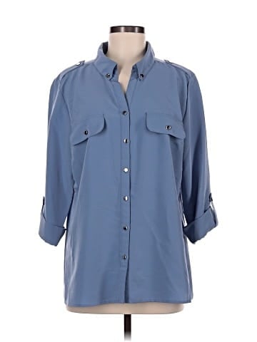 NY Collection 3/4 Sleeve Blouse (view 1)