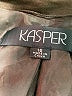 Kasper 100% Polyester Brown Blazer Size 16 - photo 6