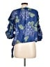 CeCe Blue 3/4 Sleeve Blouse Size L - photo 2