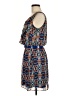 AB Studio Print Blue Casual Dress Size M - photo 5